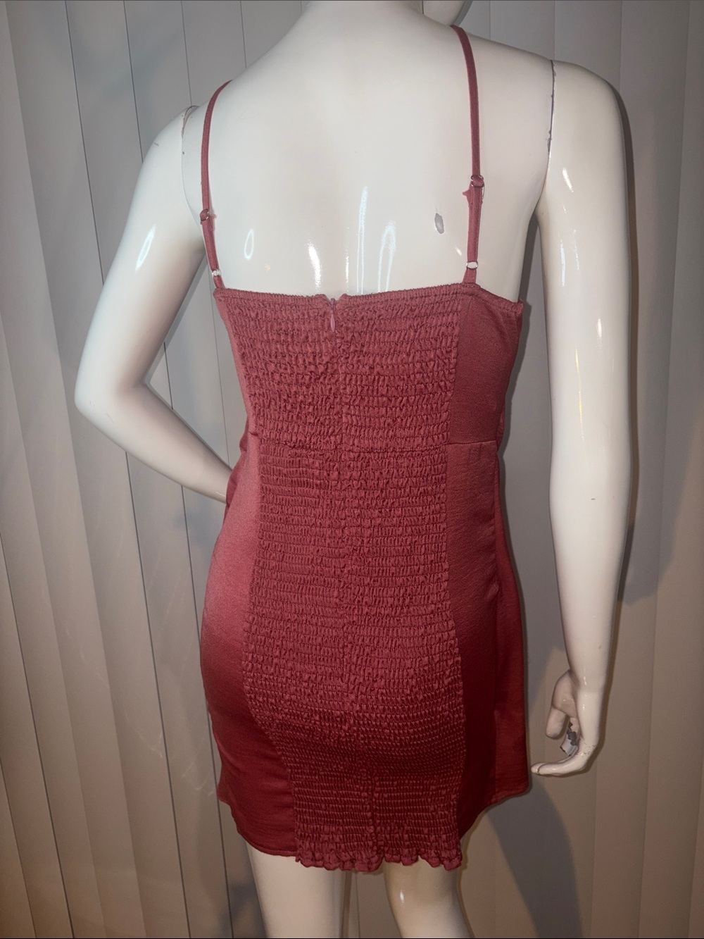 Hello Molly If The Gown Fits Wrap Mini Dress Rose Pink XS US 2 - Picture 2 of 5